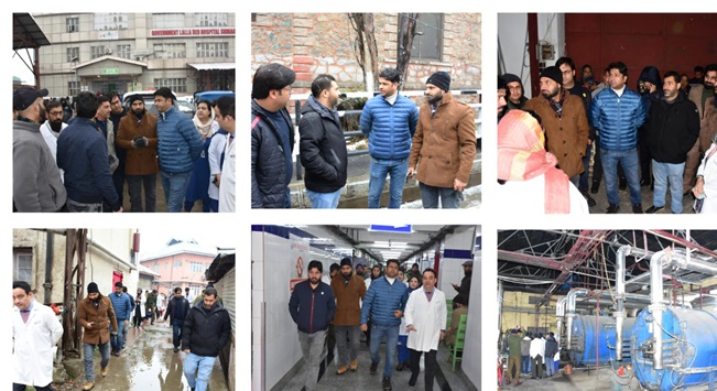 ' Srinagar Admin, SMC conduct joint inspection to review Weather Preparedness in district'